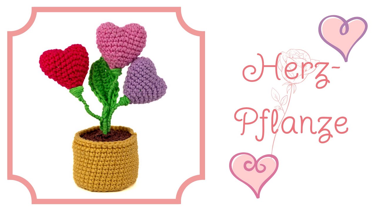 Herzbaum häkeln - Valentinstag Häkelanleitung by justMiko