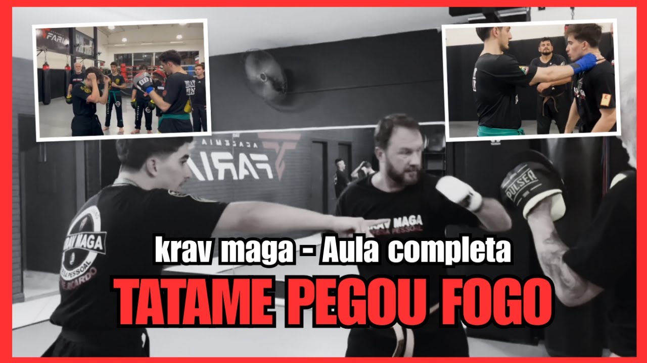 TATAME PEGOU FOGO! Aula completa de Krav maga