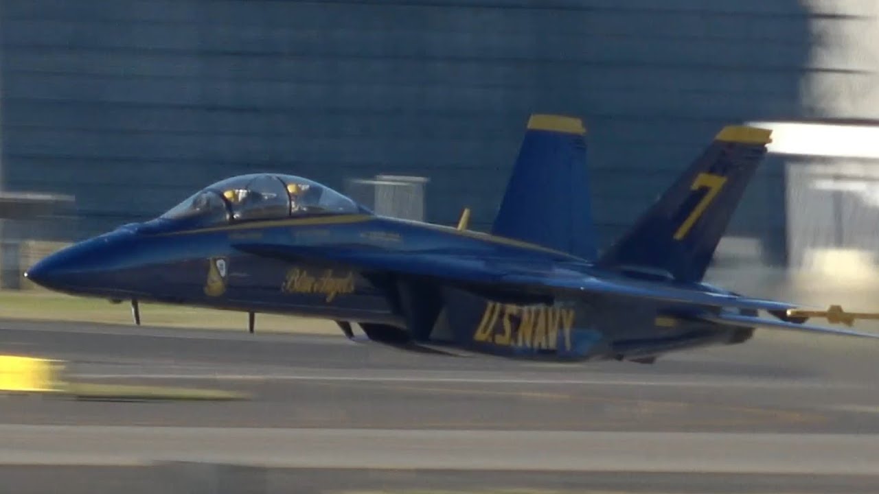 U.S. Navy Blue Angels | F/A-18 Super Hornet (7) | PDX | Jan 16, 2026