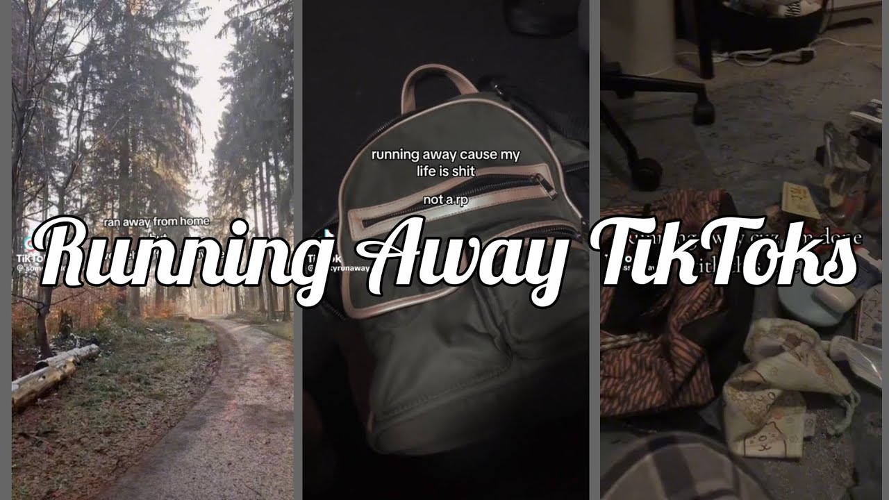 Running away TikToks | not promoting | none are mine | credits to original owners