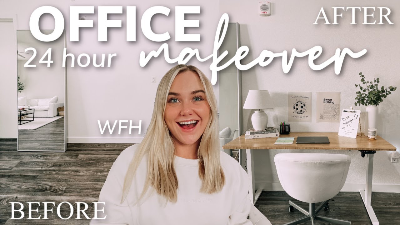 24 Hour WFH Office MAKEOVER