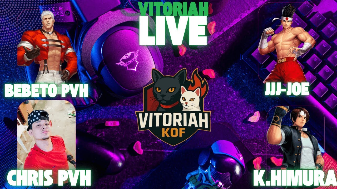 VITORIAH LIVE: BEBETO PVH VS JJJ-JOE/ CHRIS PVH VS KENSHIN HIMURA
