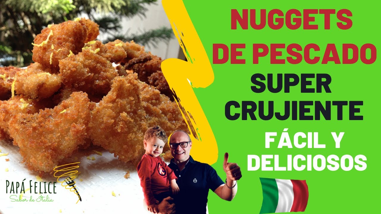🆕 Nuggets de pescado saludables Nuggets caseros. ¡Sin huevo!