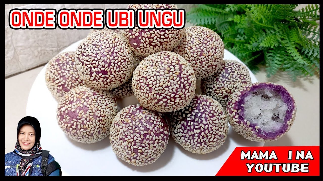 Resep Bola Bola ubi ungu di Jual 1000 an Untung Banyak