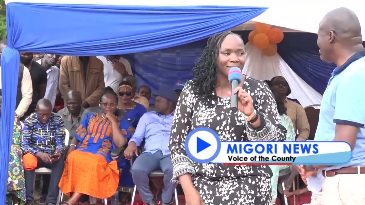 Radio Citizen's TINA OGAL Suprise Visit In Uriri, MIGORI With IDA Odinga,Wows Locals With FLUENT LUO