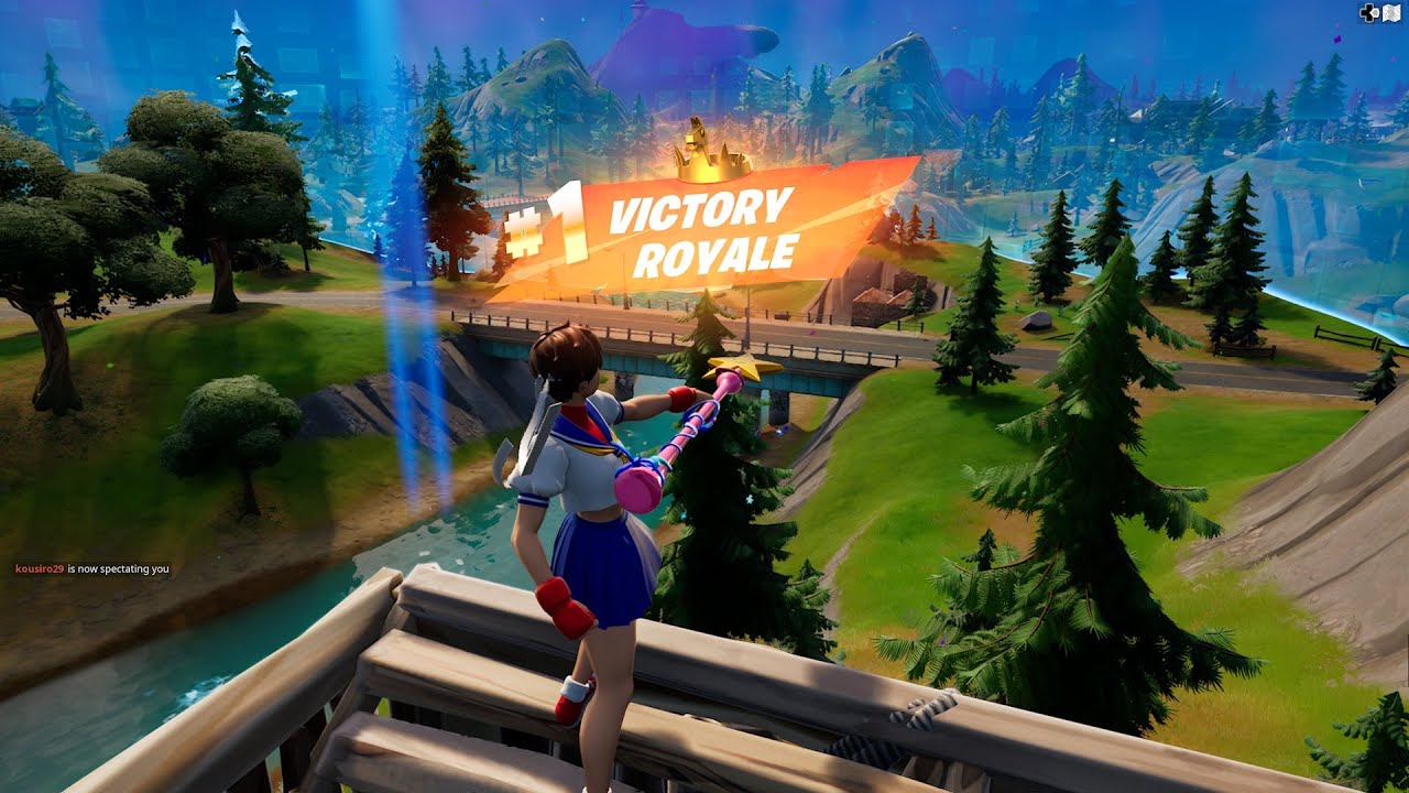 ОБЛИК САКУРЫ ДЛЯ STREET FIGHTER + ЗВЕЗДНАЯ ЖЕЗЛ В FORTNITE!! ПОЛНЫЙ ГЕЙМПЛЕЙ В ОДИНОЧКУ #EpicPartner
