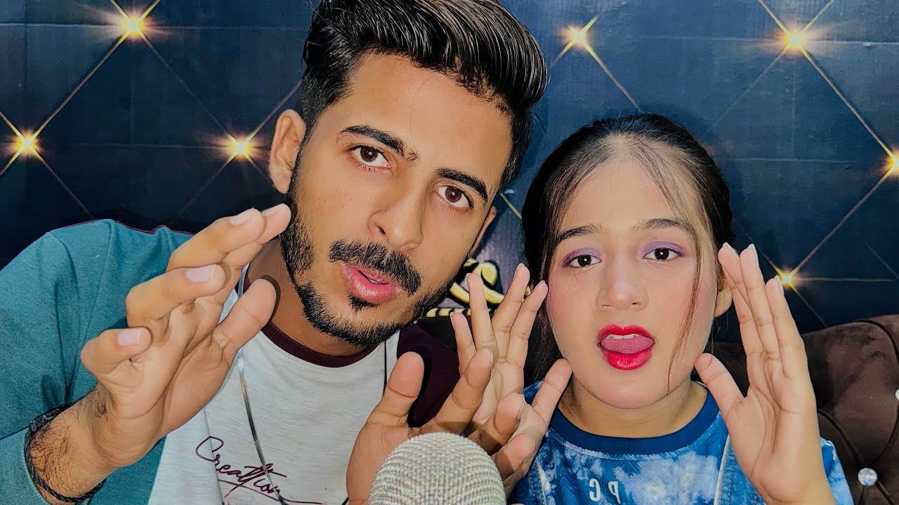 ASMR Mouth And Hand Sounds with My Husband 🫦