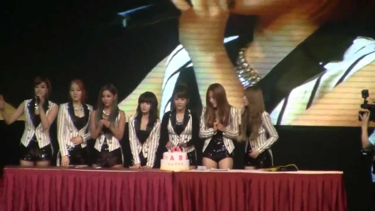 T-ara Soyeon early birthday Oct5 celebration Fancam@T-ara Showcase Malaysia