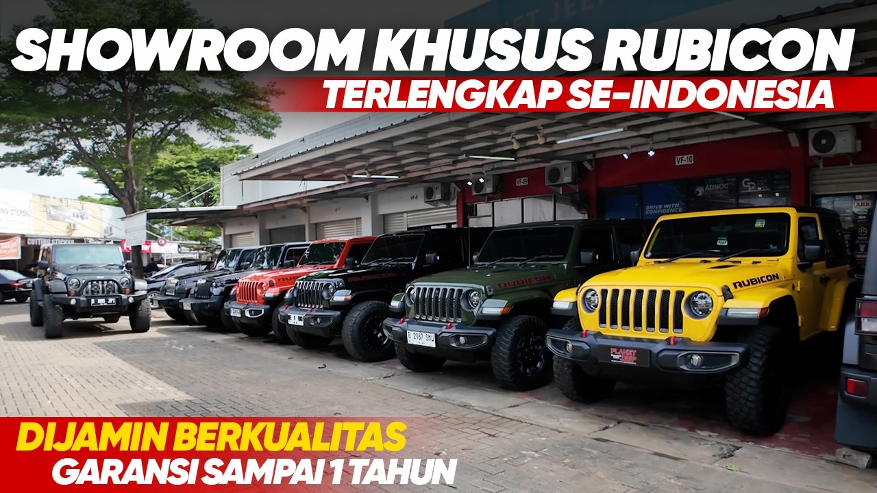 ODONYA CUMA 800 PERAK || UPDATE STOCK SHOWROOM JEEP RUBICON TERLENGKAP DI INDONESIA