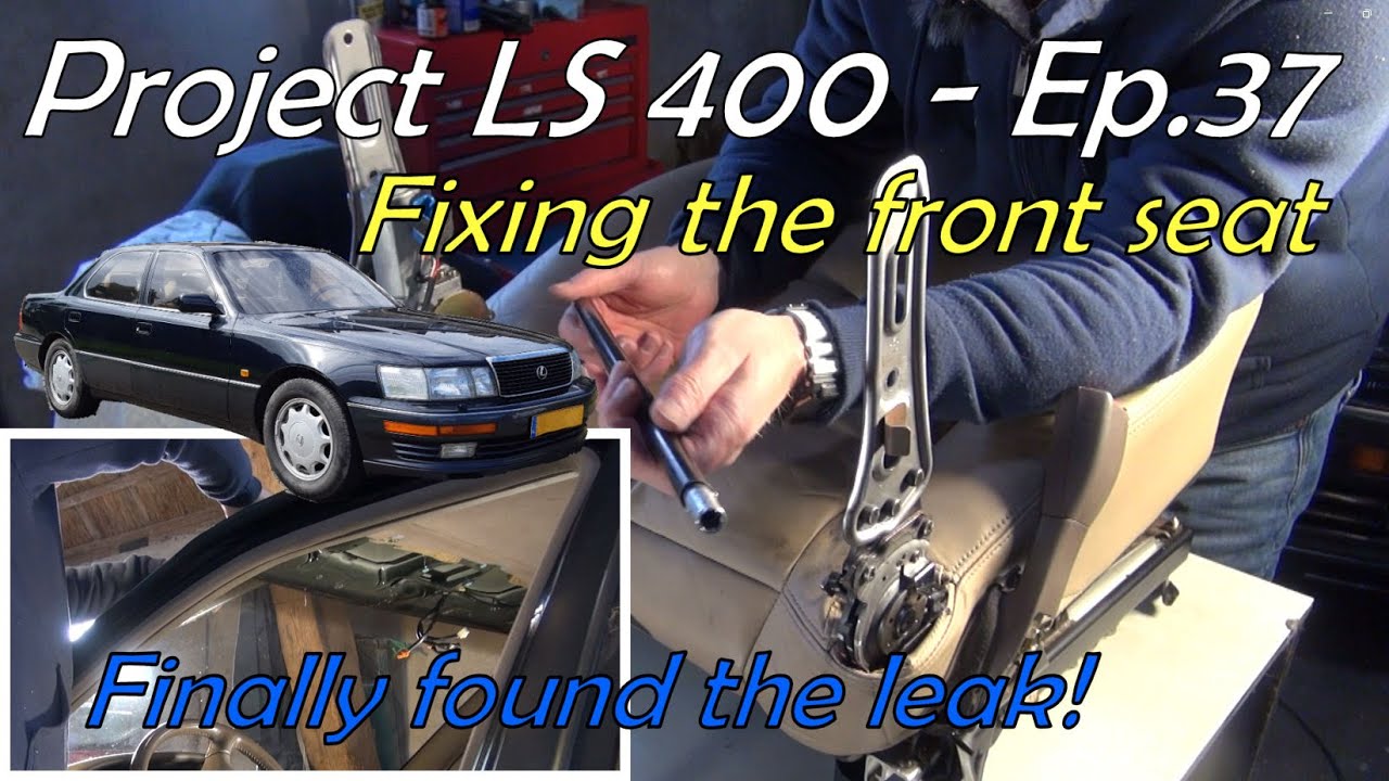 Project Lexus LS400 Episode 37 - Drivers seat repair, replacing microbulbs and finding a (big) leak.