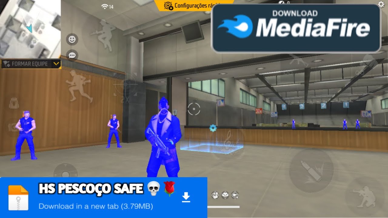 HS PESCOÇO ALTO + HOLOGRAMA AZUL ATUALIZADO COM BYPASS SAFE RANK & CS LINK MEDIAFIRE