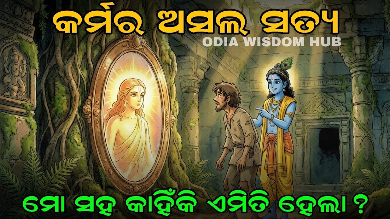 ଭଲ ଲୋକଙ୍କ ସହ ଖରାପ କାହିଁକି ହୁଏ? | The Secret of Karma | Krishna Vani Odia