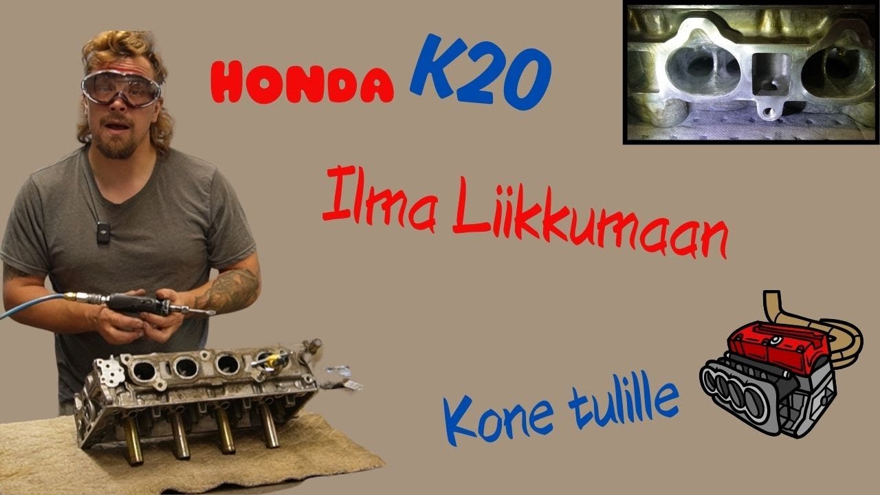 Honda K20 Kansihommia -  kohta penkitetään