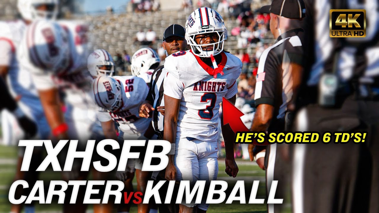 TXHSFB OVERTIME THRILLER ends with CRAZY PLAY! | Carter vs Kimball
