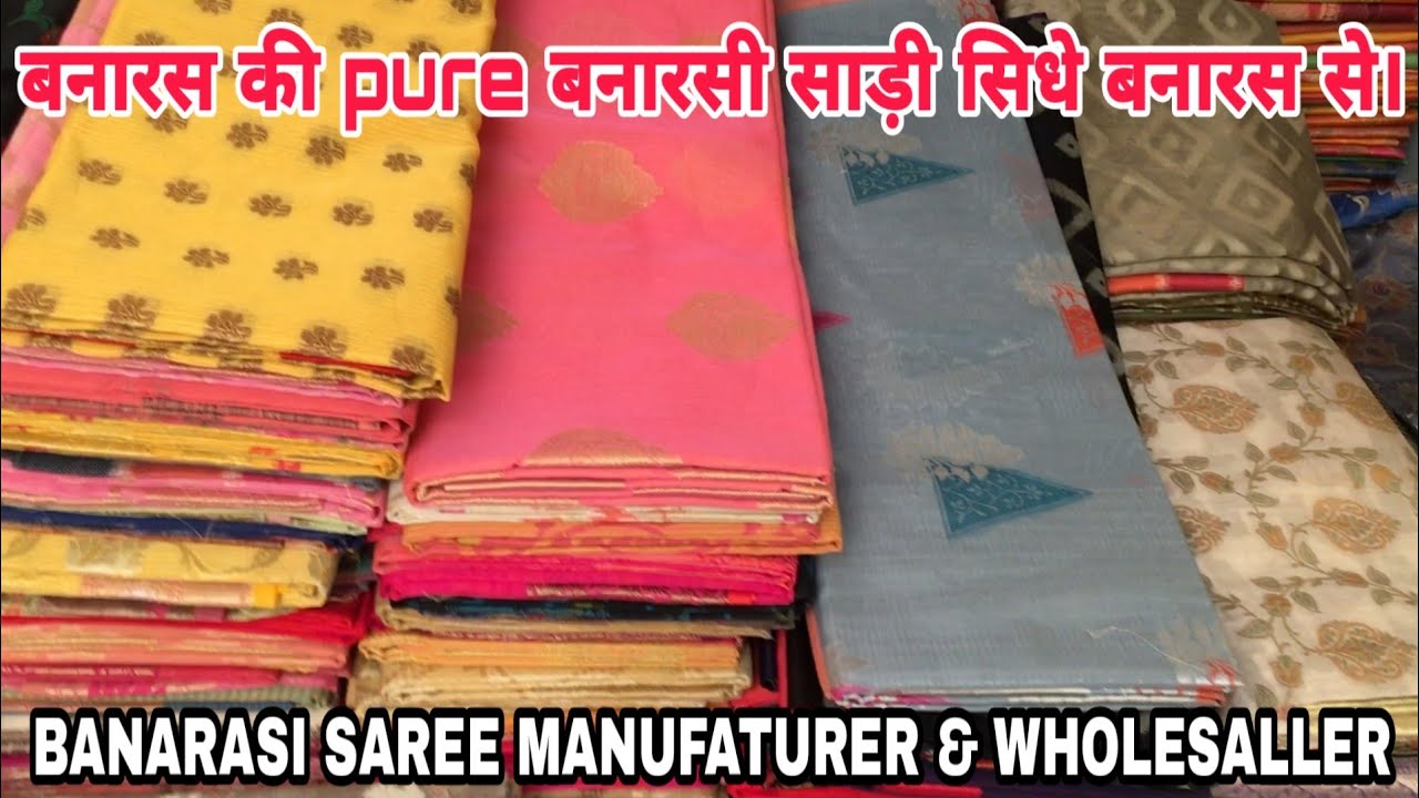 Pure Banarasi Silk & Cotton Sarees | Direct From Banaras