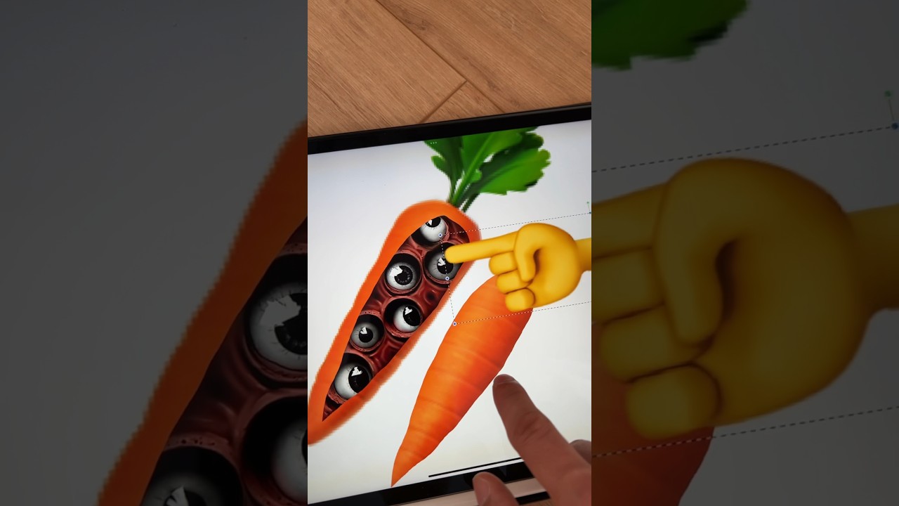 🥕🔪👉👀👀👀 #emoji #creepyemojis