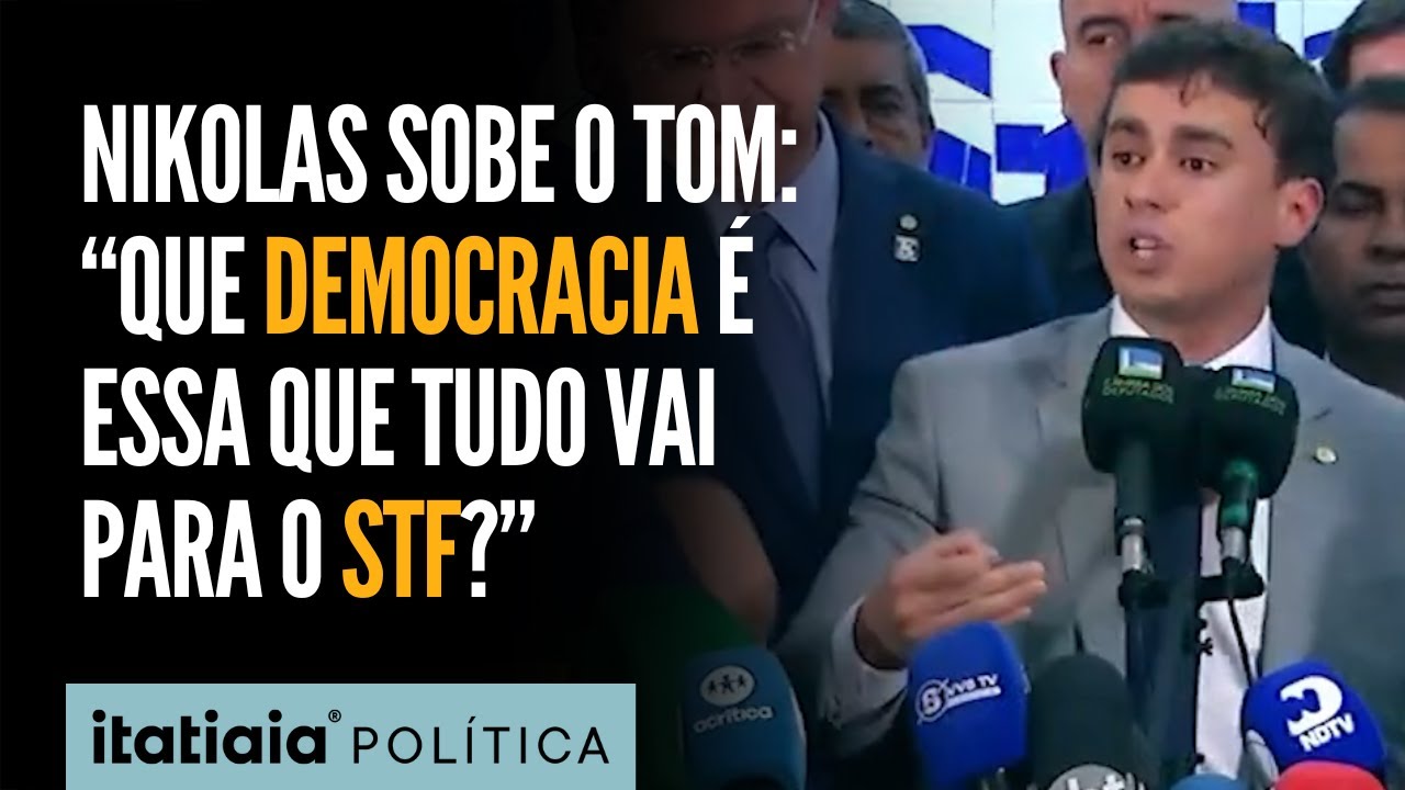 NIKOLAS FERREIRA FAZ DISCURSO CONTRA MORAES E DECISÃO DE PROIBIR BOLSONARO DE DAR ENTREVISTA