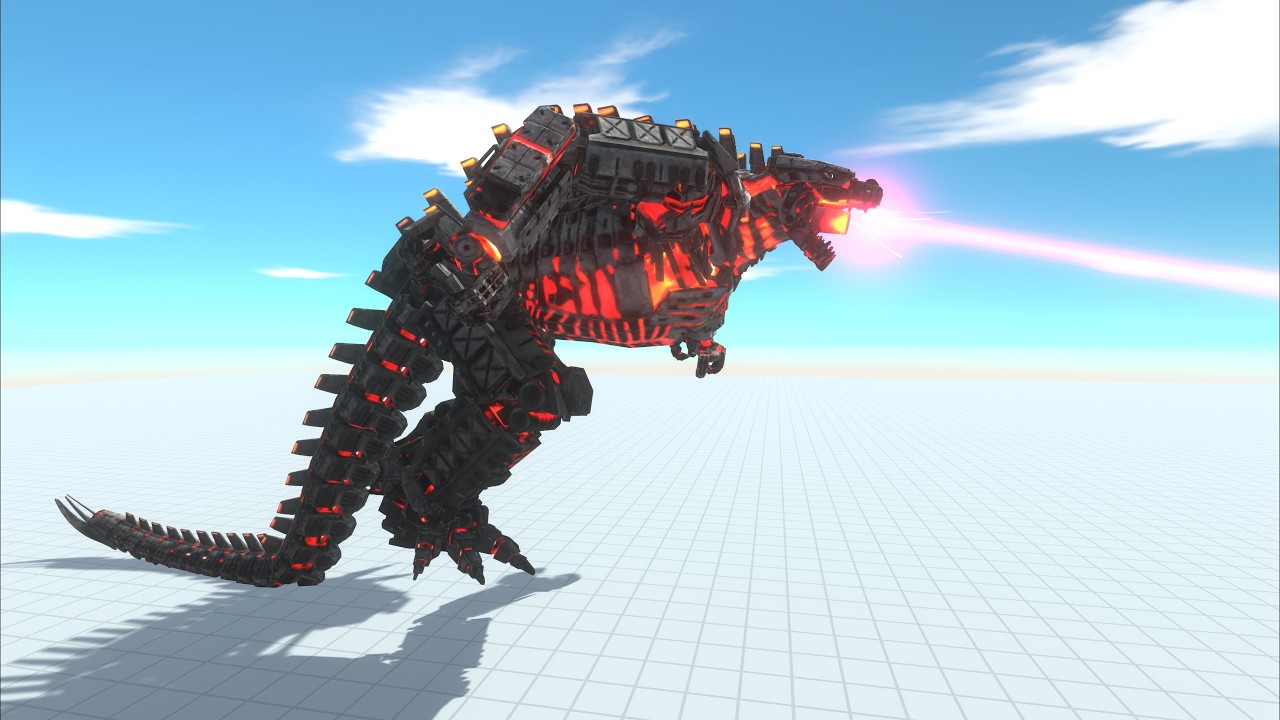 MechaGodzilla After Buff VS Godzilla &ndash; What Insane Damage ! - Animal Revolt Battle Simulator