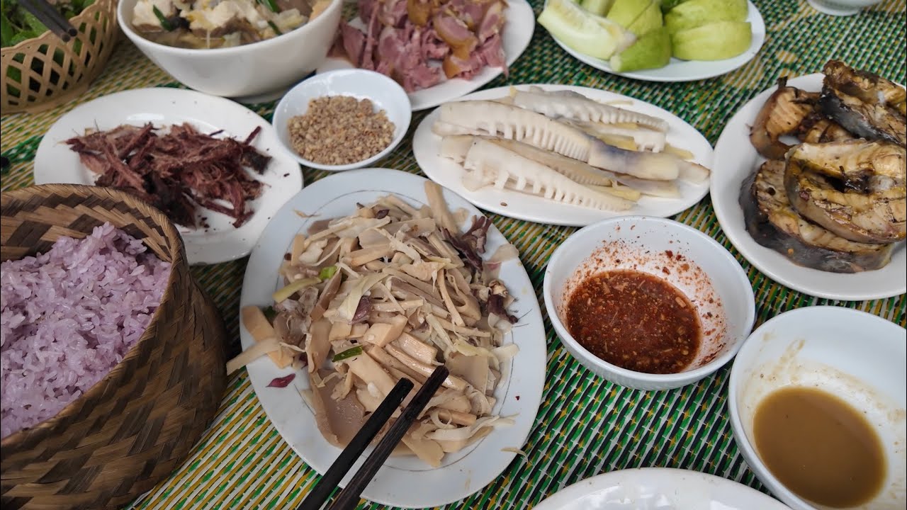 Cá Tầm 2 Món - Gà Bản - Đùi Dê Ủ Muối Hà Còi