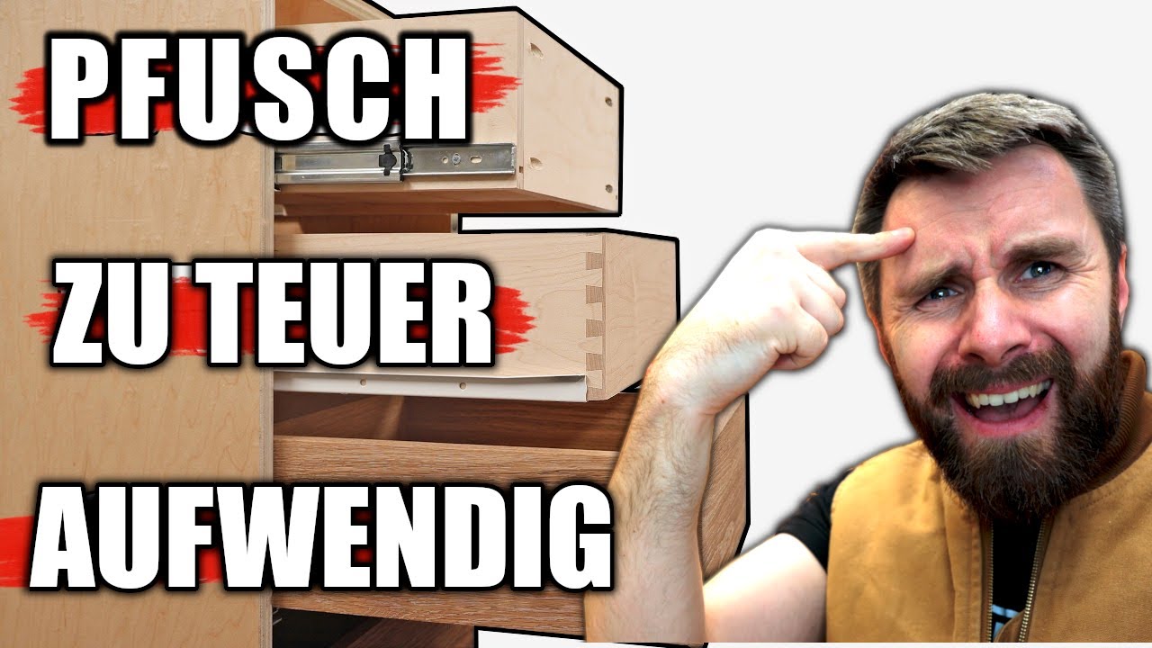 WIESO lerne ich DAS erst JETZT?! Diese TECHNIK verändert für IMMER wie du Schubladen baust!