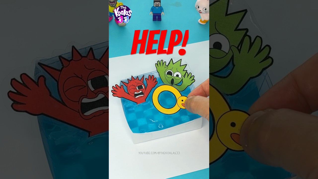 Make Your Own SPRUNKI Paper Craft Pool for Endless FUN!