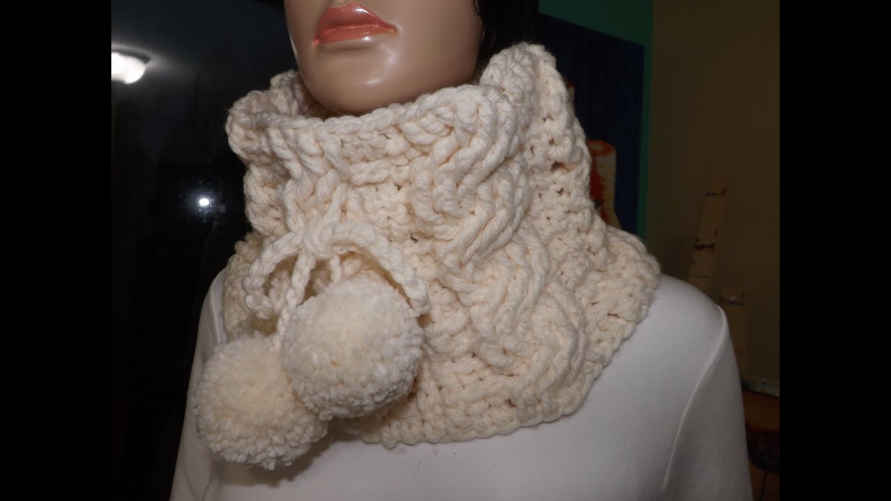 Crochet cuello de trenzas - con Ruby Stedman