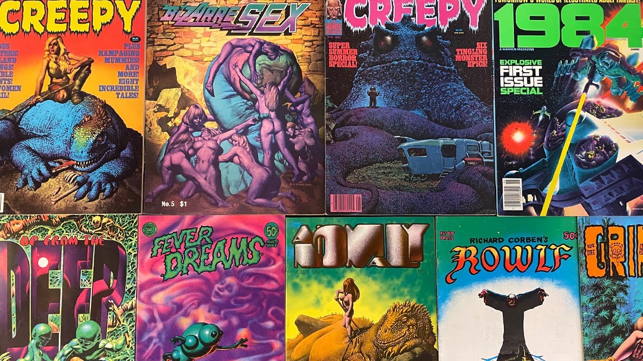 ILLflips 5: Corben's Underground Comix & Warren Magazines!