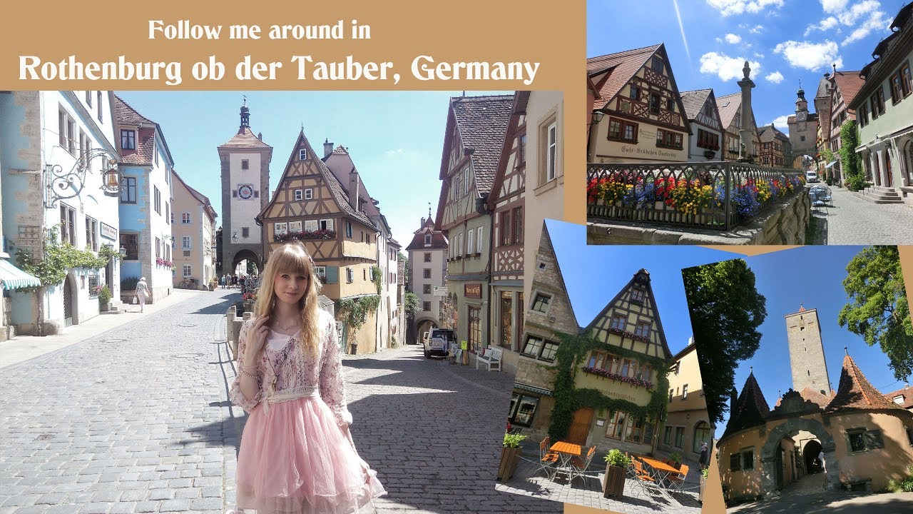 Follow me around in Rothenburg ob der Tauber!