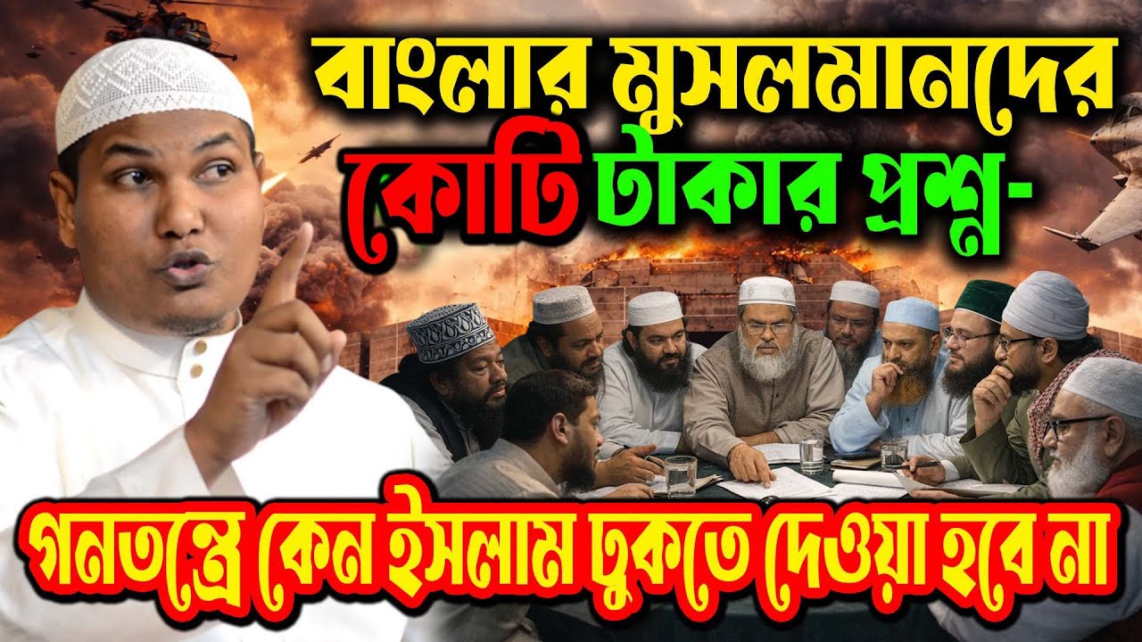 গণতন্ত্রে কেন ইসলাম ঢুকতে দেওয়া হবে না ? নতুন তথ্য ফাঁস আকবর বিন আবেদ আলী ওয়াজ। akbar bin abed waz