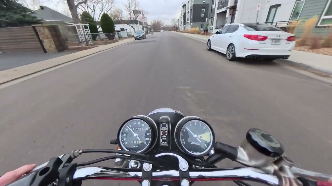 1975 Honda CB360T ride