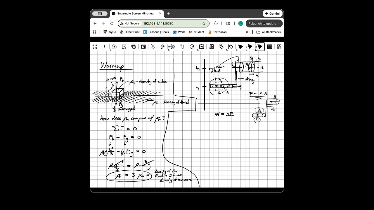 Bernoulli's Equation