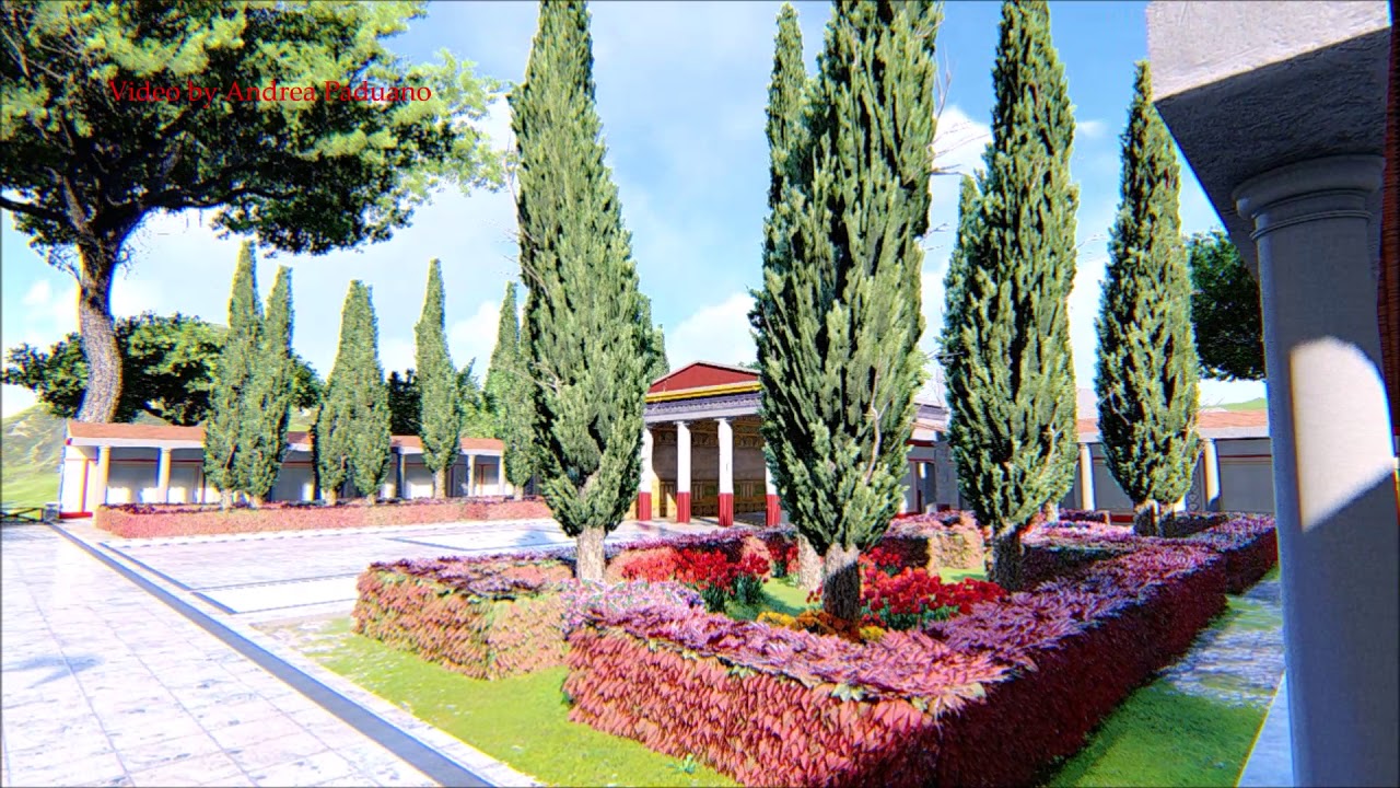 Stabiae. Ricostruzione 3D dell'insula sud-occidentale di Villa San Marco