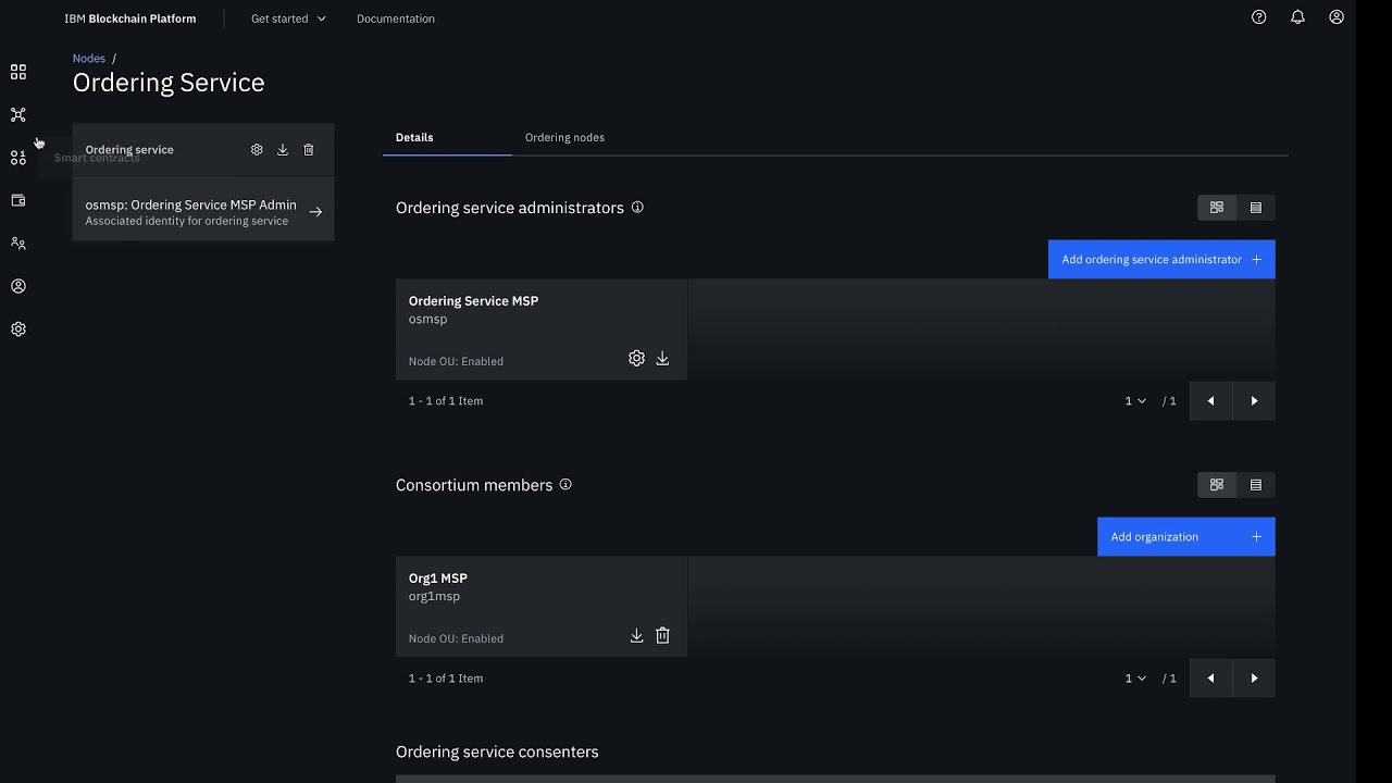 Create and join a channel using the IBM Blockchain Platform