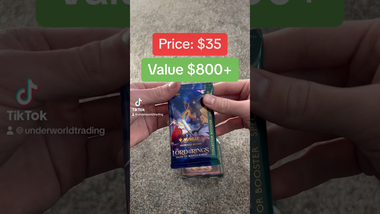 First Serialized pull! #lotr  #boosterpack #mtg #magicthegathering #fyp #シ #mtgcommunity #collector
