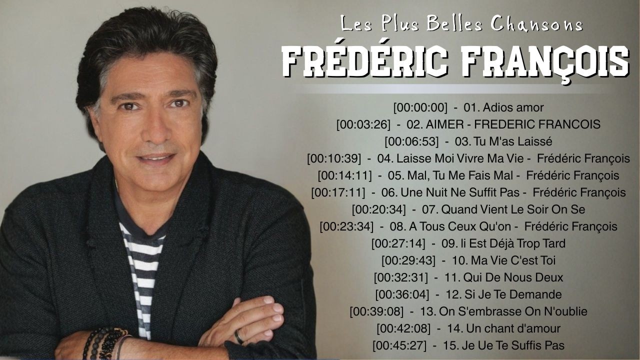 Chansons De Frédéric François🎶Frédéric François Best Of Full Album 💖 #FrédéricFrançois