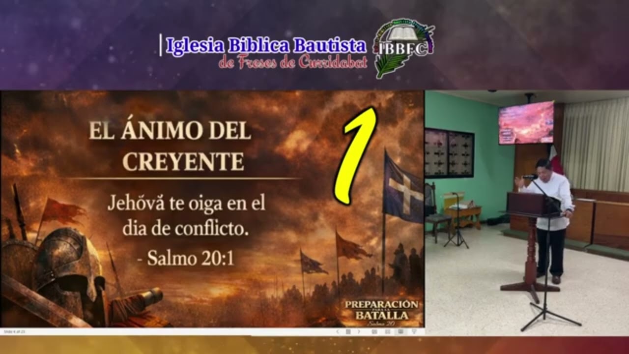 Preparacion Para La Batalla | Salmo 20 | Hermano Aaron Fortin