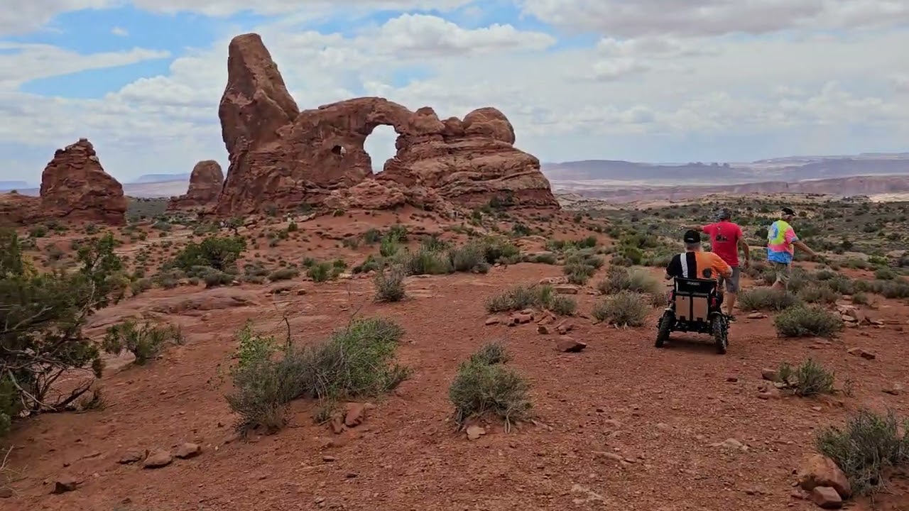 North Window in Arches in the ZoomAbility Zoom