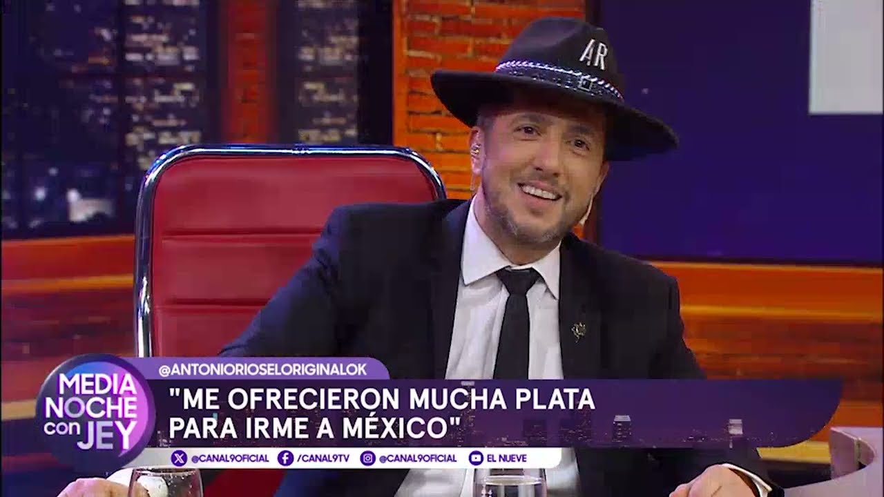 ANTONIO RIOS CON JEY en Medianoche con Jey