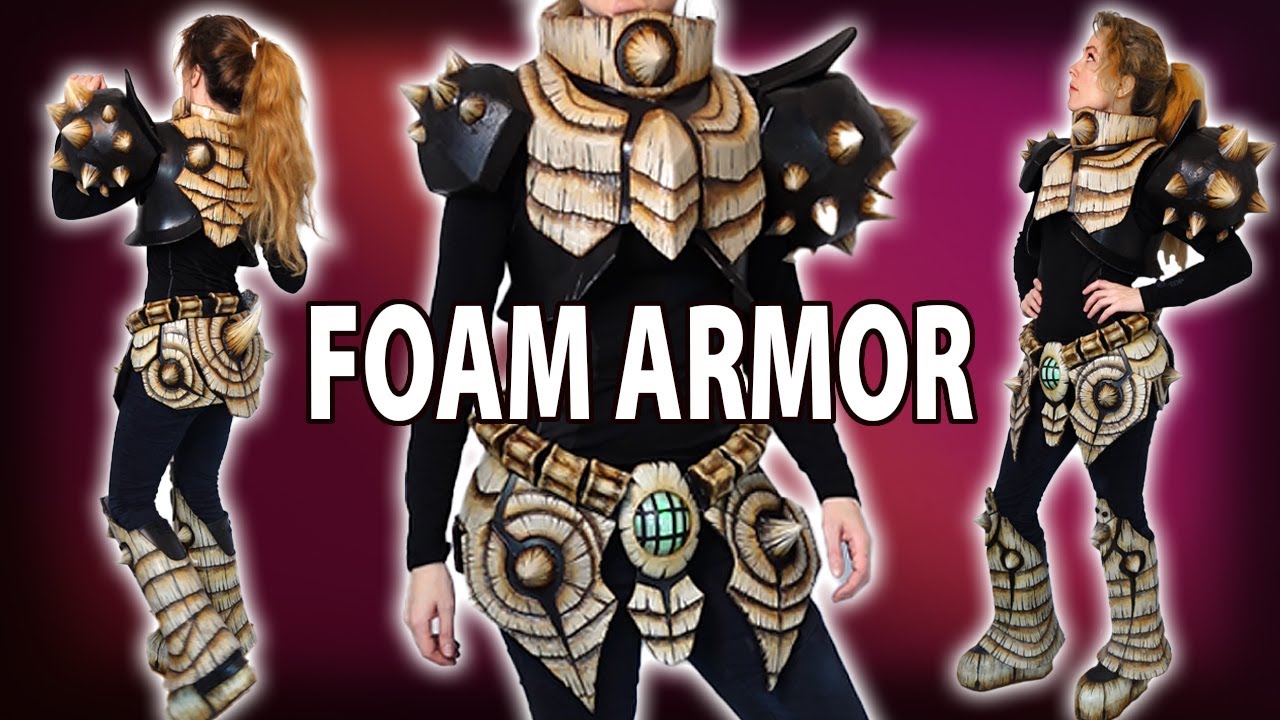 I made armor out of foam (for dancing) || Monster Hunter World Baan Cosplay