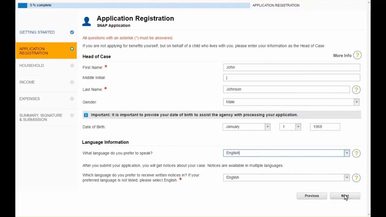 Access HRA - Application Registration