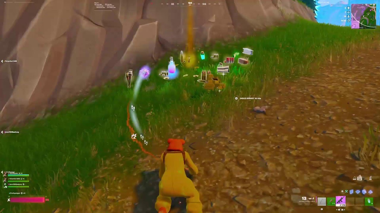 playing fortnite