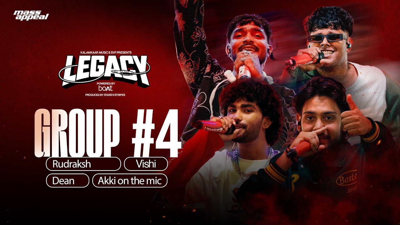CYPHER GROUP 4 | AKKI ON THE MIC, RUDRAKSH, VISHI, DEAN | LEGACY