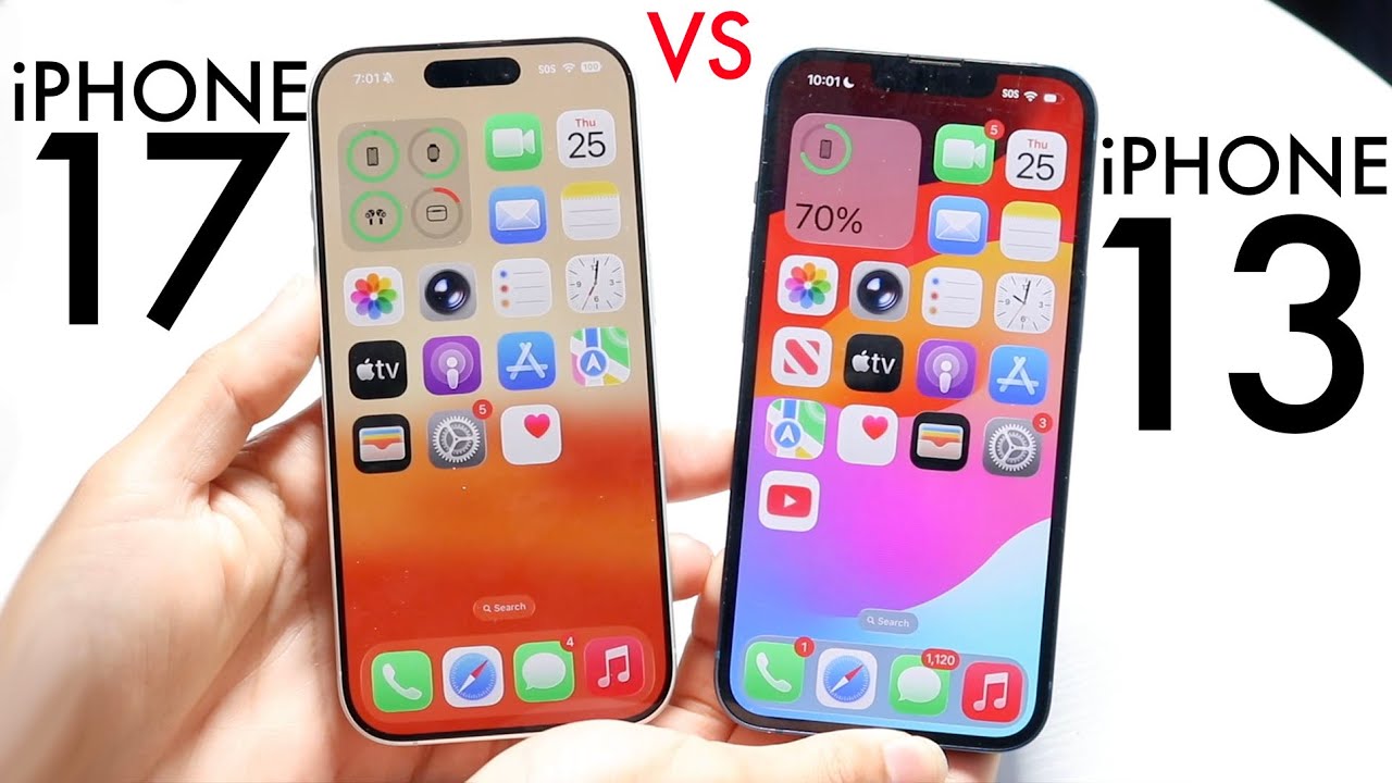iPhone 17 против iPhone 13! (Сравнение) (Обзор)