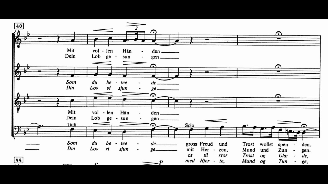Grieg - Jesus Kristus er opfaren - basse