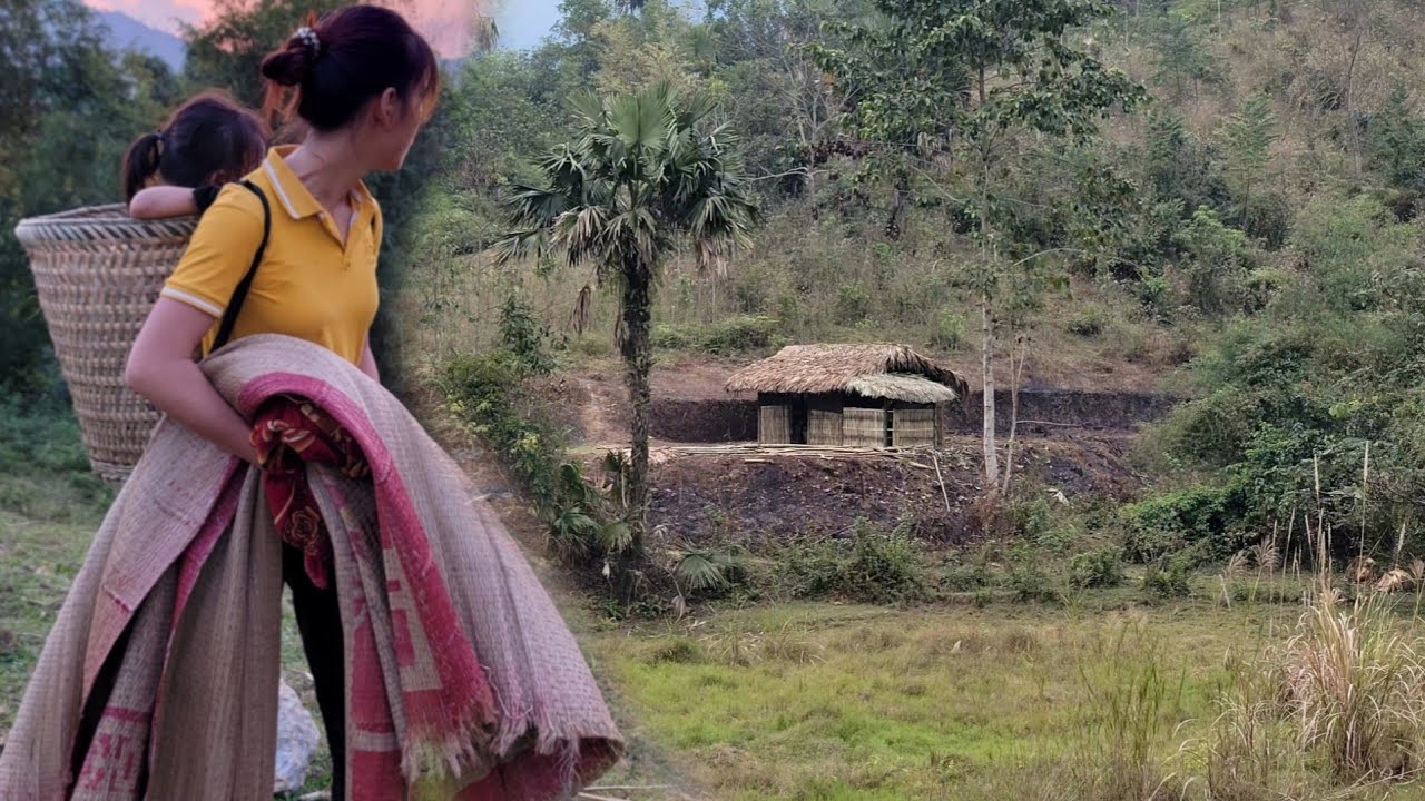 TIMELAPSE :180 Day  Single Mother Building A Bamboo House, Quietly Helped By A Mysterious Person