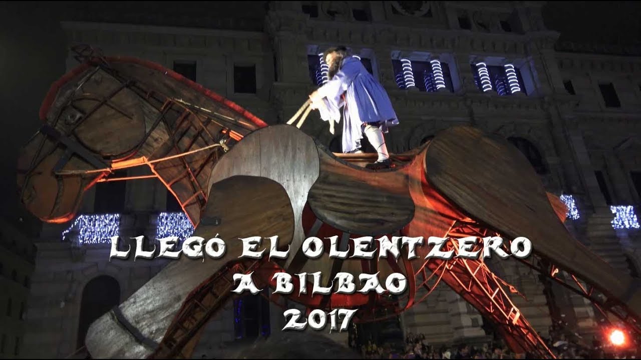 El Olentzero llega a Bilbao.....2017