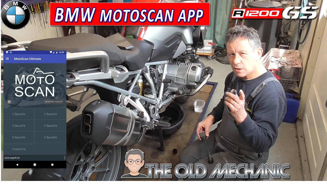 BMW R1200GS HOW TO USE THE MOTOSCAN APP TO POWER UP THE ABS MODULE REAR