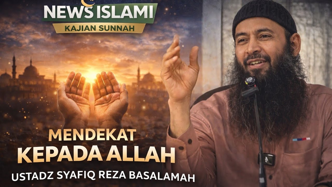 News islami | kajian sunnah | MENDEKAT KEPADA ALLAH | USTADZ SYAFIQ REZA BASALAMA  #sunnah #quotes