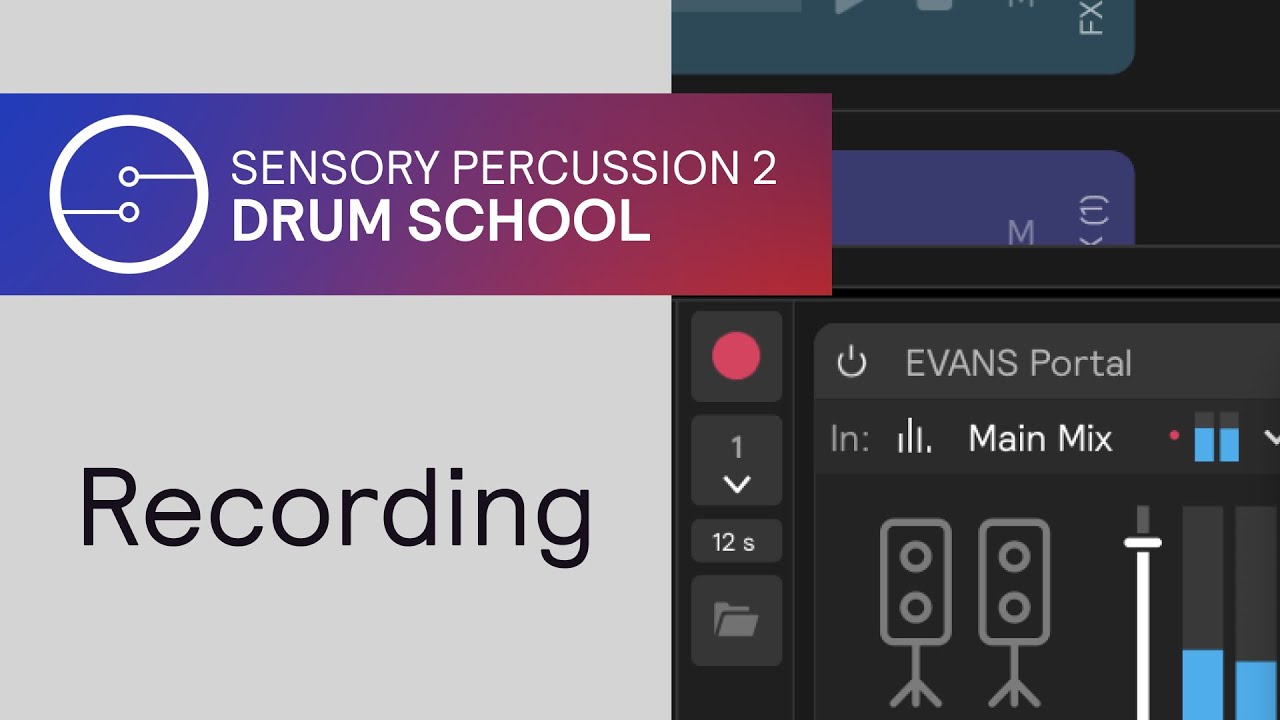 Sensory Percussion 2 Drum School: Recording