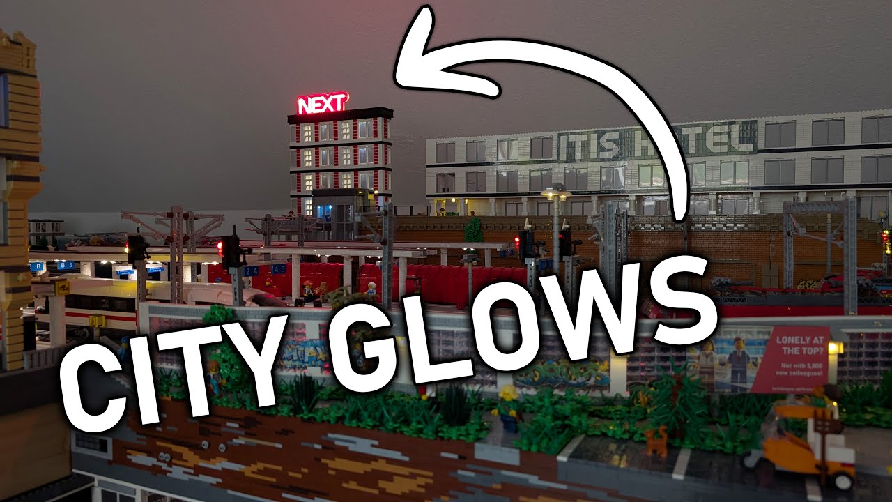 This Neon Sign Changes the LEGO City Forever
